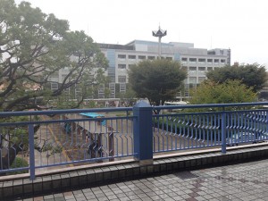 008新浦安駅前バスロータリーが見えます
