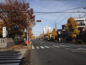 大三角線　豊受神社付近