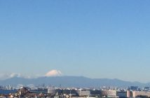 プラウド新浦安から見える富士山