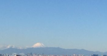 プラウド新浦安から見える富士山