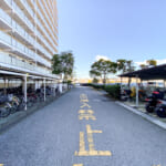 サンコーポ浦安の駐輪場、バイク置き場。(周辺)