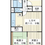専有面積は66.60㎡、間取りは3LDKと、ファミリー層におすすめです。 (間取)