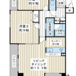 広々69.36㎡の2LDK。全居室6帖以上、三面バルコニーで開放感あふれる住まい。 (間取)