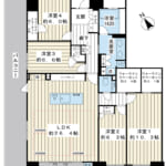 129㎡超の広さとゆとりある4LDK。ウォークインクローゼットなど収納充実。広々とした空間で新生活を始めませんか。 (間取)
