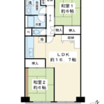 南東向き10階部分、66.80㎡の間取り。リフォームプランの作成もお任せください。 (間取) 南東向き10階部分、66.80㎡の間取り。リフォームプランの作成もお任せください。 (間取)