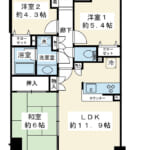 南東向きで陽当り良好な3LDK。リフォーム条件付き販売につき、詳細は担当までお問合せ下さい。 (間取) 南東向きで陽当り良好な3LDK。リフォーム条件付き販売につき、詳細は担当までお問合せ下さい。 (間取)