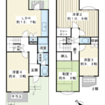 2010年4月に2階の2部屋を1部屋に間取り変更。キッチン・浴室・トイレ2か所交換。2023年玄関扉更新工事。 (間取) 2010年4月に2階の2部屋を1部屋に間取り変更。キッチン・浴室・トイレ2か所交換。2023年玄関扉更新工事。 (間取)