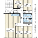 専有面積92平米超の4LDK。南東向きの角部屋につき、陽当たり・通風ともに良好な間取り設計です。 (間取) 専有面積92平米超の4LDK。南東向きの角部屋につき、陽当たり・通風ともに良好な間取り設計です。 (間取)